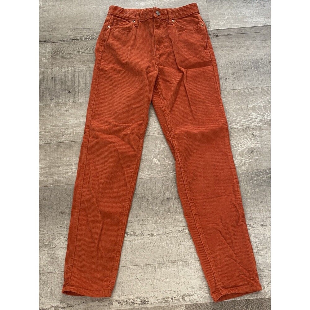 BDG High Rise Corduroy Women’s Pants Size 26 Rusty Orange